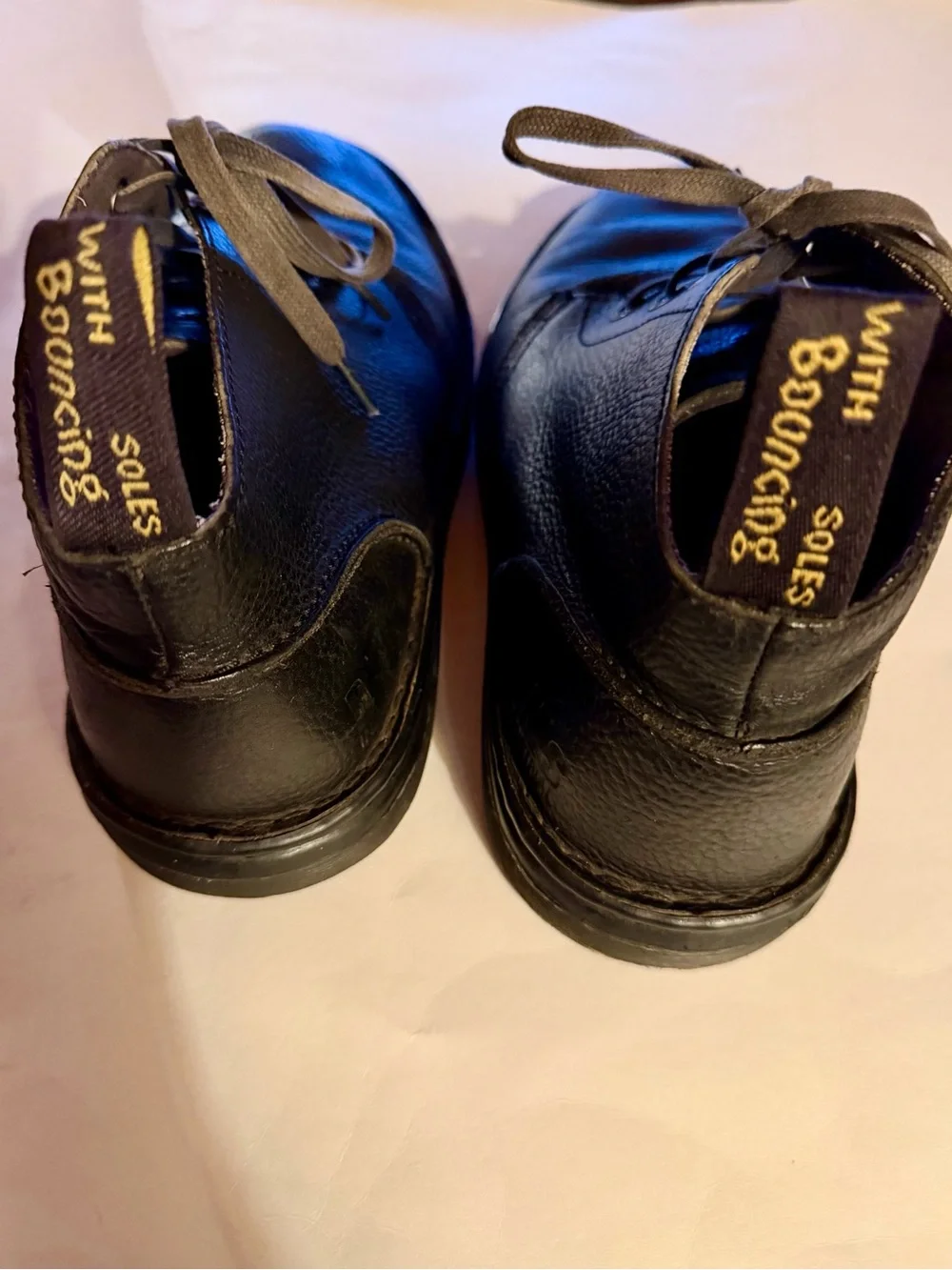 Dr.  Martens Men's Black Leather Lace-Up Chukka Boots, Size 9